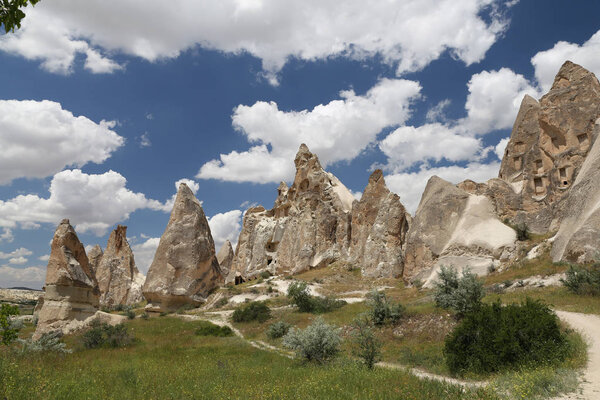 Rock Formations in  Cappadocia
