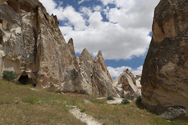 Kapadokya kaya oluşumları — Stok fotoğraf