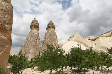 Kaya oluşumları Pasabag keşişler Vadisi, Cappadocia