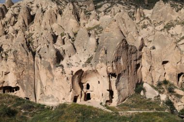 Kaya oluşumları Zelve Vadisi, Cappadocia
