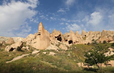 Kaya oluşumları Zelve Vadisi, Cappadocia