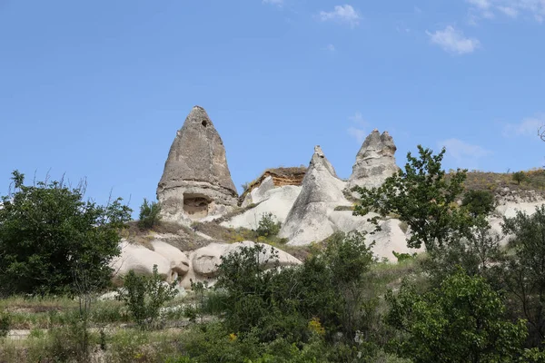 Pembentukan Batu di Lembah Pigeons, Kapadokia — Stok Foto