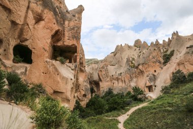 Kaya oluşumları Zelve Vadisi, Cappadocia