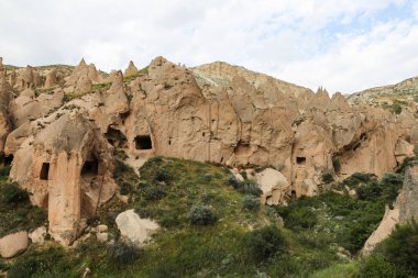 Kaya oluşumları Zelve Vadisi, Cappadocia