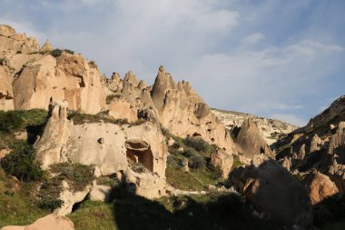 Kaya oluşumları Zelve Vadisi, Cappadocia