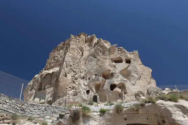 Castelo de Uchisar na Capadócia, Turquia — Fotografia de Stock
