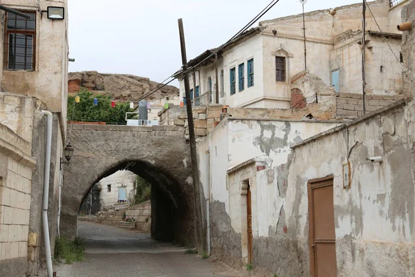 Старые дома в Avanos Town, Turkey — стоковое фото