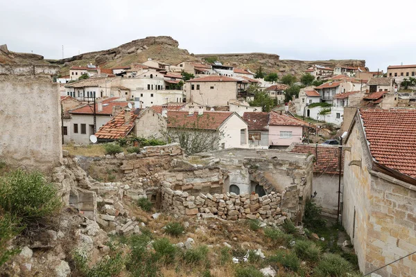 Oude huizen in de stad Avanos, Turkije — Stockfoto