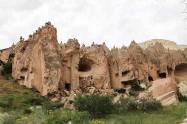 Kaya oluşumları Zelve Vadisi, Cappadocia