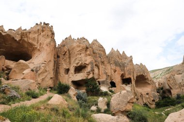 Kaya oluşumları Zelve Vadisi, Cappadocia
