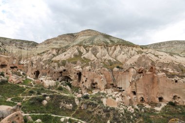 Kaya oluşumları Zelve Vadisi, Cappadocia