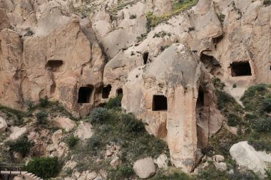 Kaya oluşumları Zelve Vadisi, Cappadocia