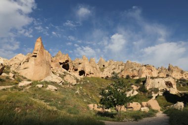 Kaya oluşumları Zelve Vadisi, Cappadocia