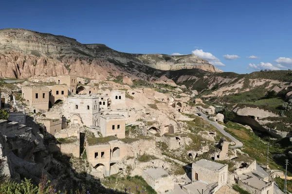 Domy w wiosce Cavusin, Cappadocia — Zdjęcie stockowe
