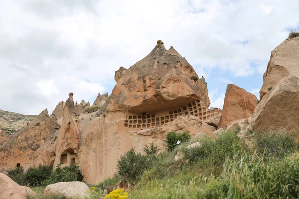 Formacje skalne w Kapadocja doliny, Cappadocia — Zdjęcie stockowe