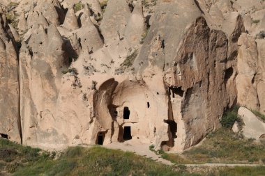 Kaya oluşumları Zelve Vadisi, Cappadocia