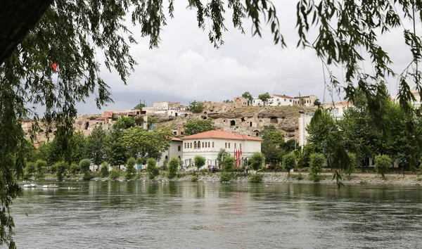 Kizilirmak річка в місті Avanos місто, Сполучені Штати Америки — стокове фото