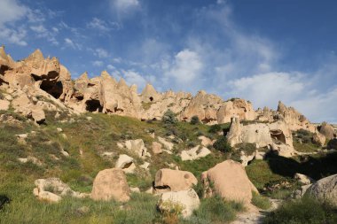 Kaya oluşumları Zelve Vadisi, Cappadocia