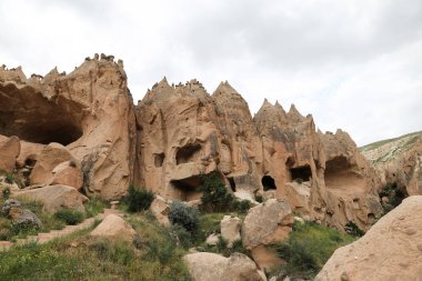 Kaya oluşumları Zelve Vadisi, Cappadocia