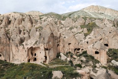 Kaya oluşumları Zelve Vadisi, Cappadocia