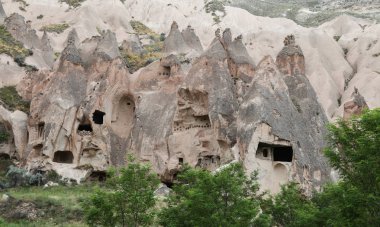 Kaya oluşumları Zelve Vadisi, Cappadocia