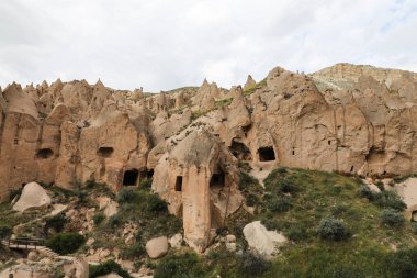 Kaya oluşumları Zelve Vadisi, Cappadocia