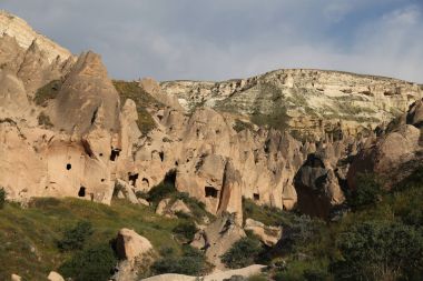 Kaya oluşumları Zelve Vadisi, Cappadocia