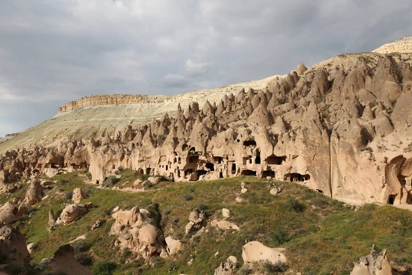 Rock Formations in Zelve Valley, Cappadocia — Stock Photo, Image