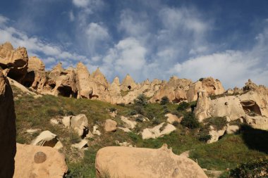 Kaya oluşumları Zelve Vadisi, Cappadocia