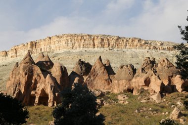 Kaya oluşumları Zelve Vadisi, Cappadocia