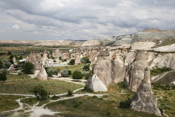 Formacje skalne w Pasabag dolinie mnichów, Cappadocia — Zdjęcie stockowe