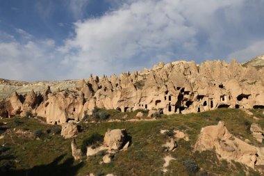 Kaya oluşumları Zelve Vadisi, Cappadocia