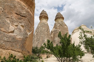 Kaya oluşumları Pasabag keşişler Vadisi, Cappadocia