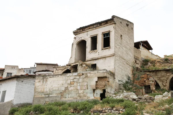 Avanos kasaba, Türkiye'de eski evler — Stok fotoğraf