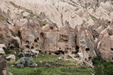 Kaya oluşumları Zelve Vadisi, Cappadocia