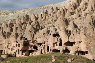Kaya oluşumları Zelve Vadisi, Cappadocia