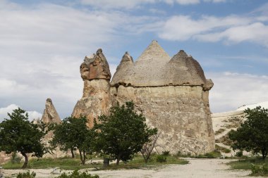 Kaya oluşumları Pasabag keşişler Vadisi, Cappadocia