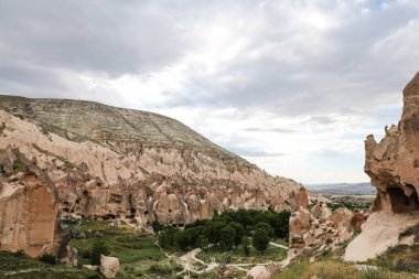 Kaya oluşumları Zelve Vadisi, Cappadocia