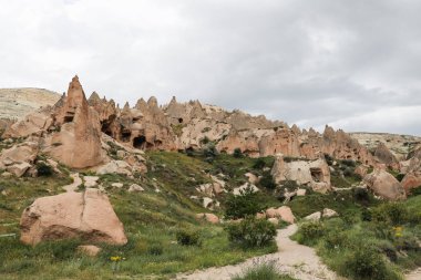 Kaya oluşumları Zelve Vadisi, Cappadocia