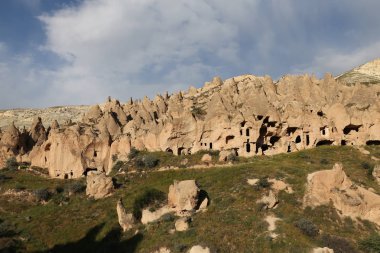 Kaya oluşumları Zelve Vadisi, Cappadocia