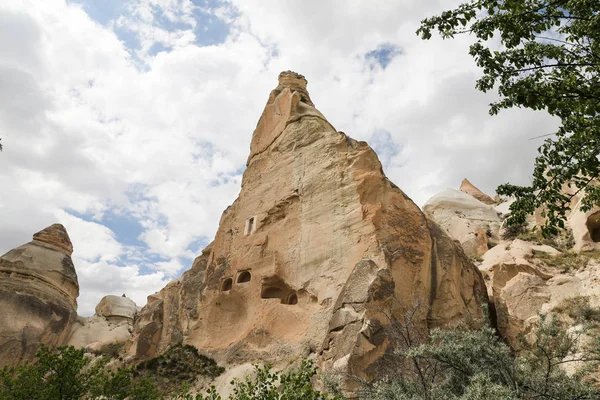 Kapadokya kaya oluşumları — Stok fotoğraf