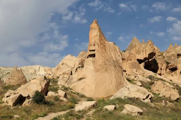 Formacje skalne w Kapadocja doliny, Cappadocia — Zdjęcie stockowe