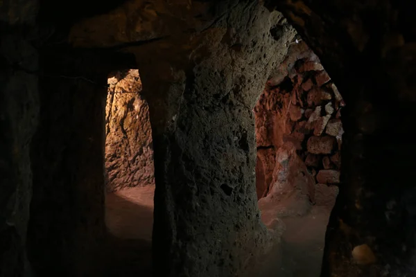 Derinkuyu Underground City in Cappadocia — Stock Photo, Image