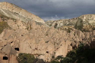 Kaya oluşumları Zelve Vadisi, Cappadocia