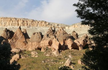 Kaya oluşumları Zelve Vadisi, Cappadocia