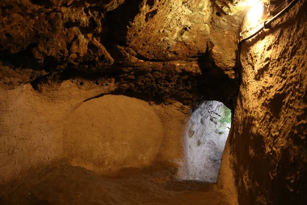 Derinkuyu Underground City i Kappadokien — Stockfoto