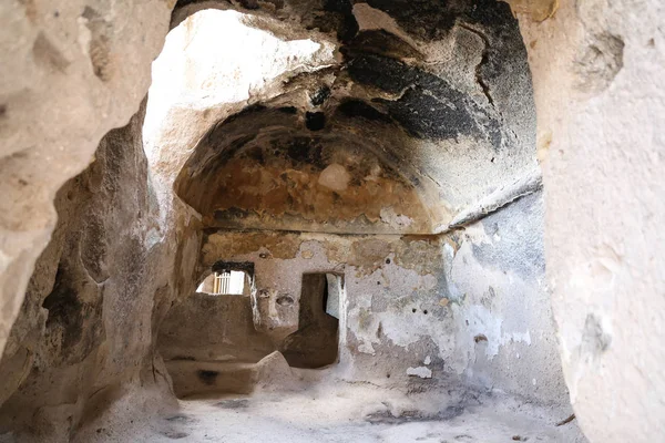Dentro do Mosteiro de Selime na Capadócia, Turquia — Fotografia de Stock
