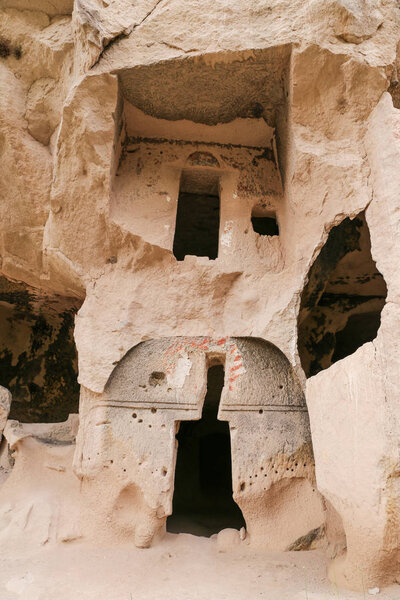 Carved Rooms in Zelve Valley, Cappadocia