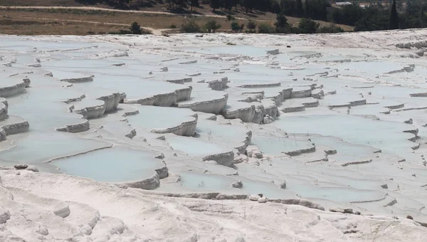 Travertinos em Pamukkale — Fotografia de Stock