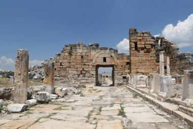 Frontinus Street, Hierapolis antik kenti, Türkiye